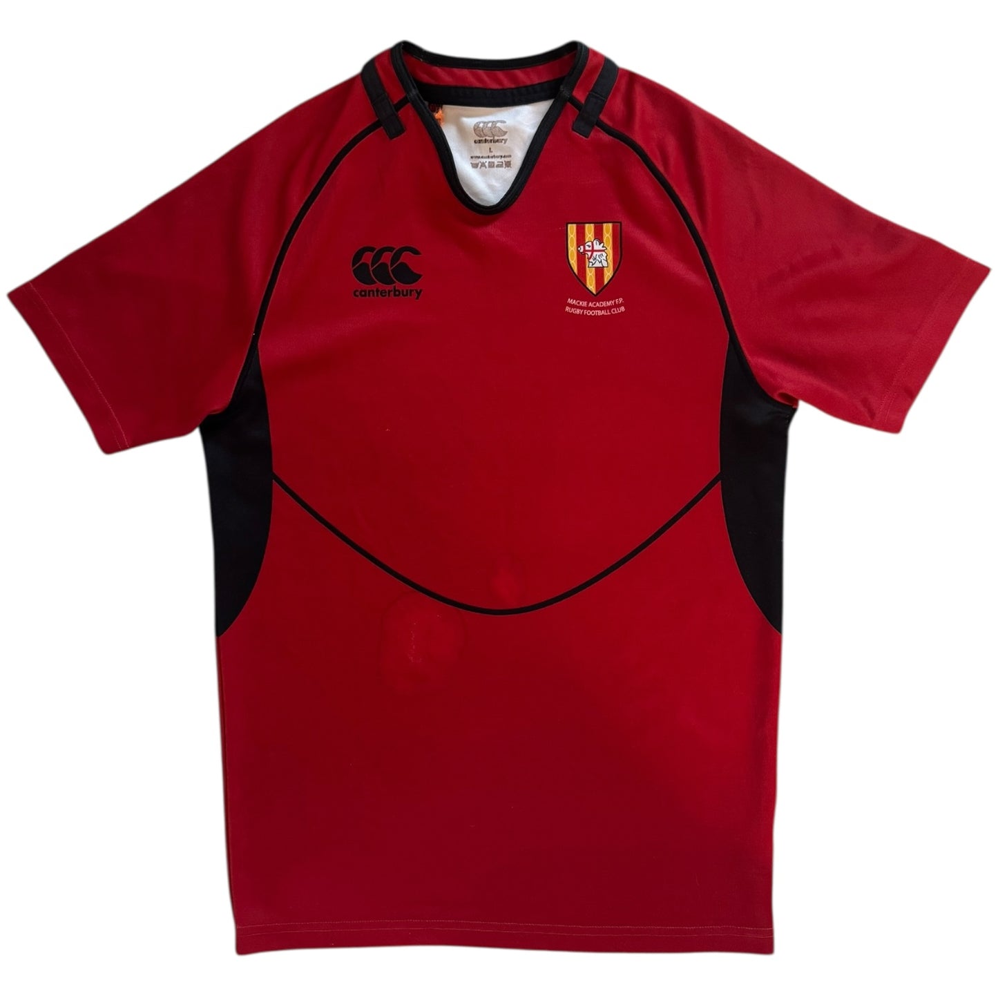 Large Canterbury Mackie Academy Red Sports Shirt