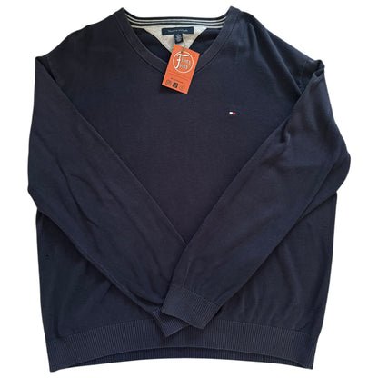 Extra Large Tommy Hilfiger Navy Knitted Jumper
