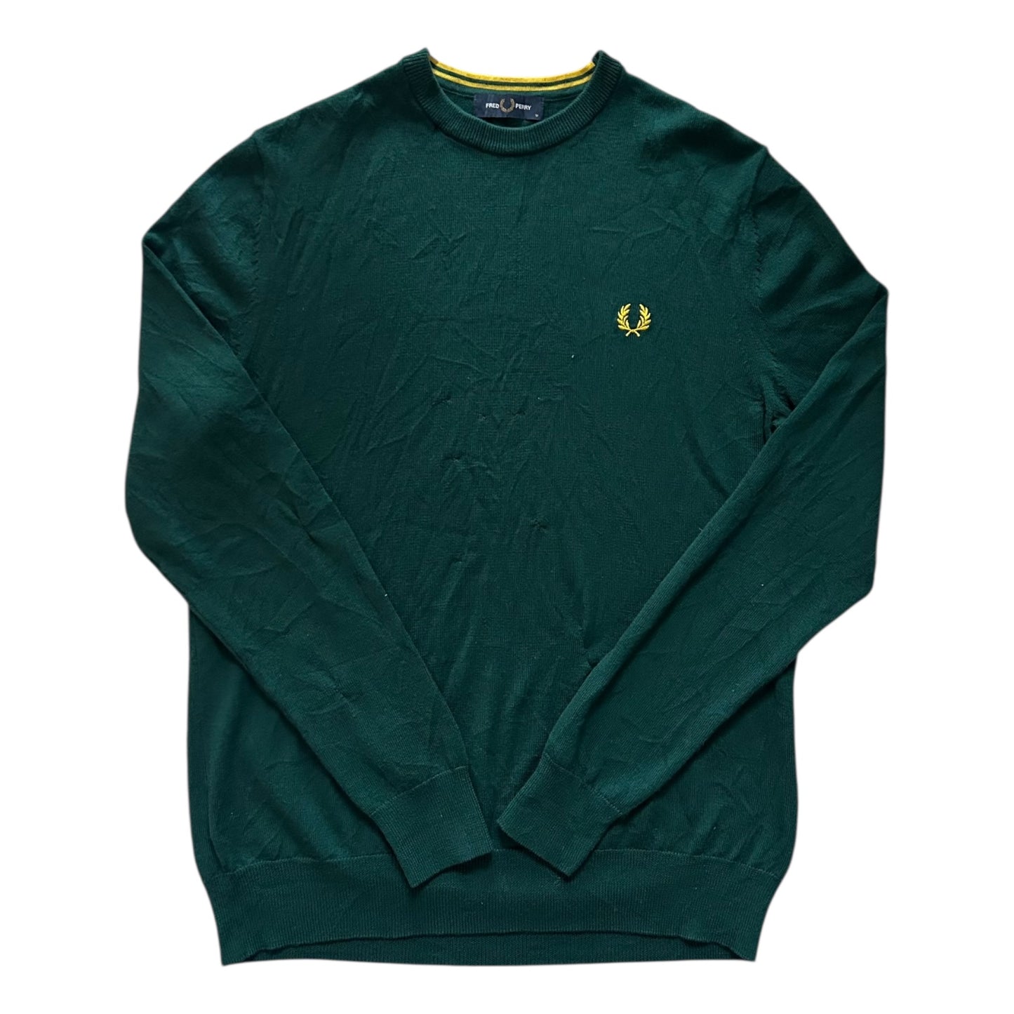 Medium Fred Perry Green Sweatshirt
