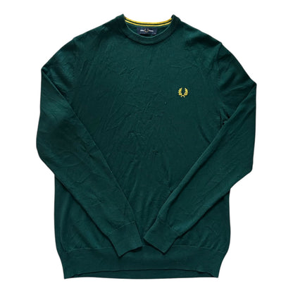Medium Fred Perry Green Sweatshirt