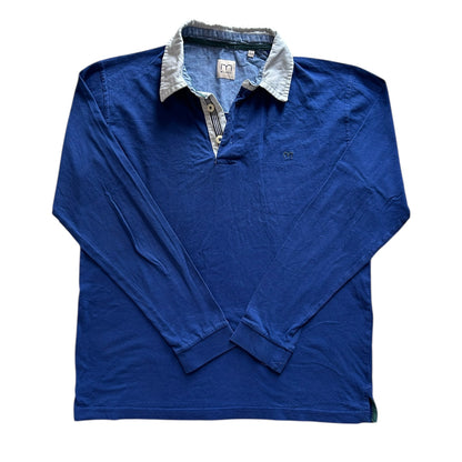 Medium Milano Blue Rugby Shirt