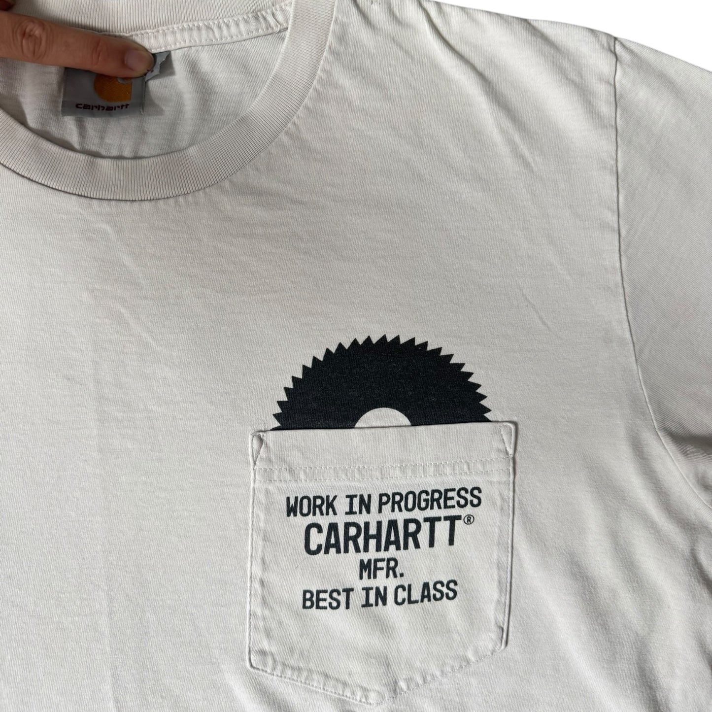 Large Carhartt White Graphic T-Shirt