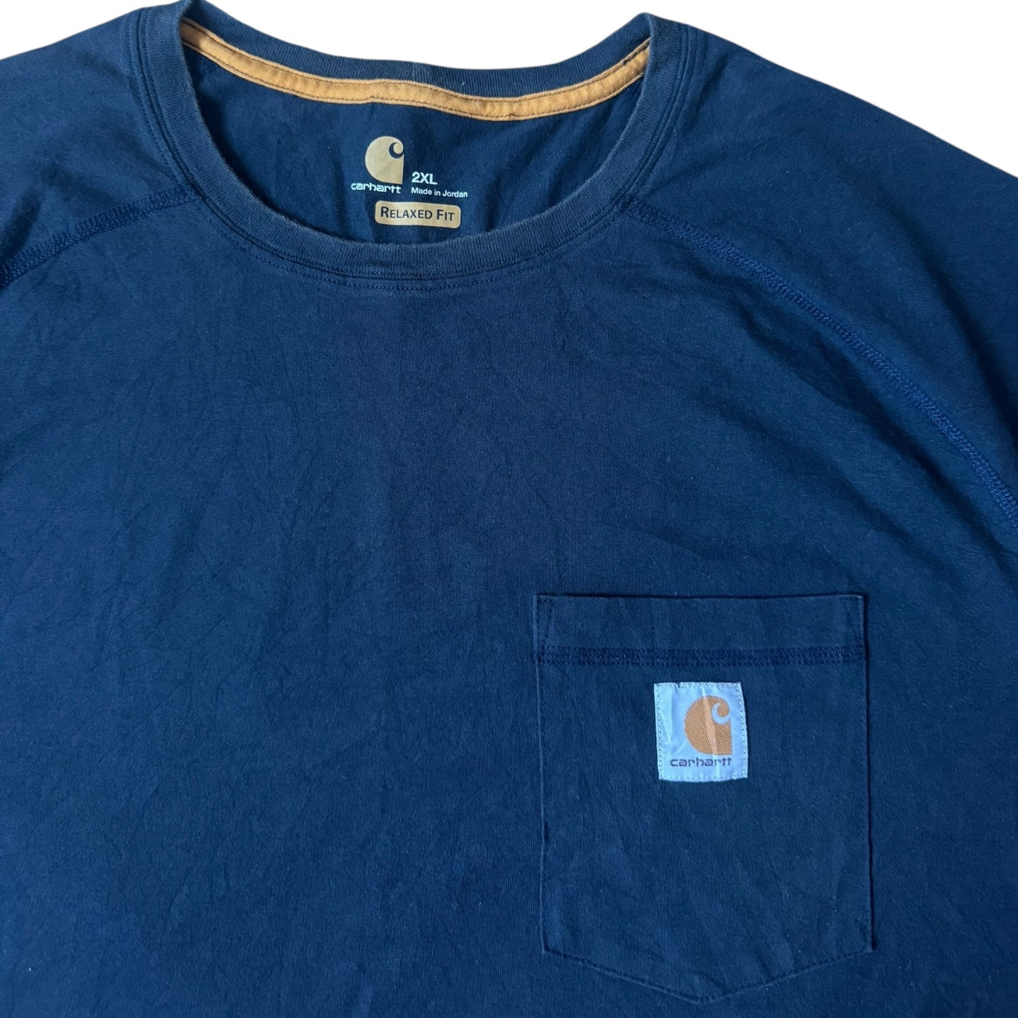 2XL Carhartt Navy T-Shirt