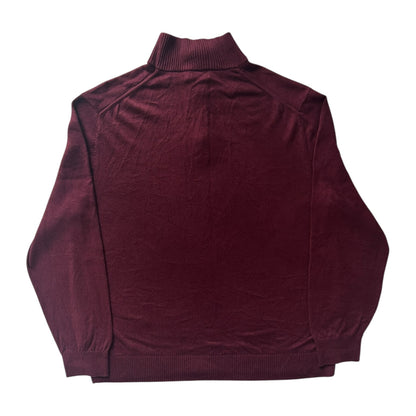 Extra Large Nautica Burgundy 1/4 Zip