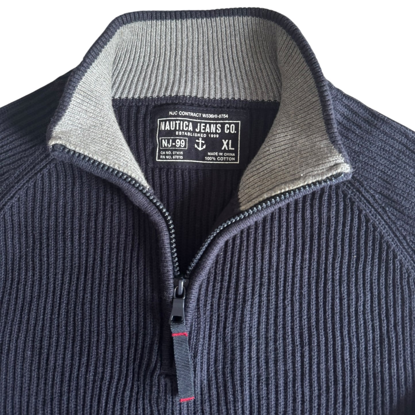 Extra Large Nautica Navy 1/4 Zip