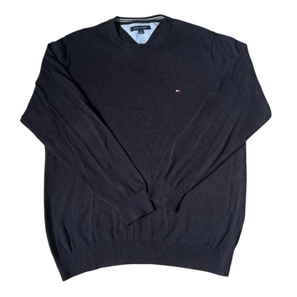 Large Tommy Hilfiger Black Knitted Jumper