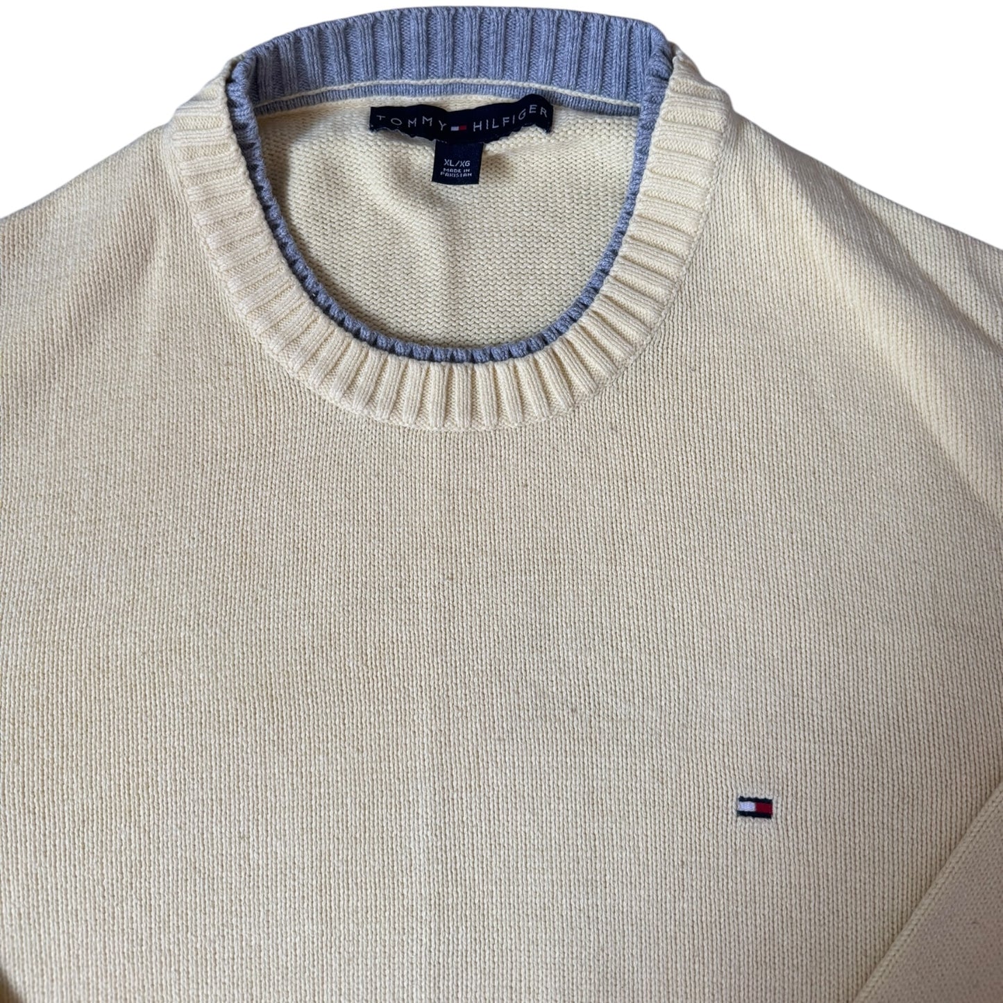 Extra Large Tommy Hilfiger Yellow Knitted Jumper