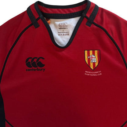 Large Canterbury Mackie Academy Red Sports Shirt