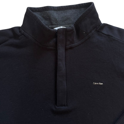 Large Calvin Klein Navy 1/4 Zip Jumper