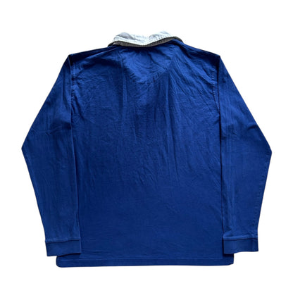 Medium Milano Blue Rugby Shirt