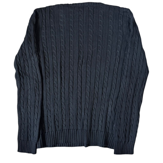 Women’s Small Ralph Lauren Black Cable Knit Jumper
