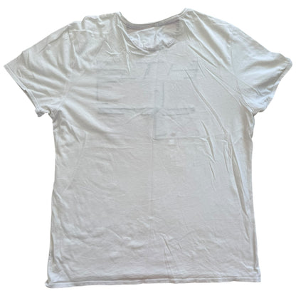 Small Napapijri White Graphic T-Shirt