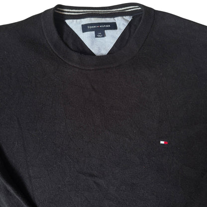 Large Tommy Hilfiger Black Knitted Jumper