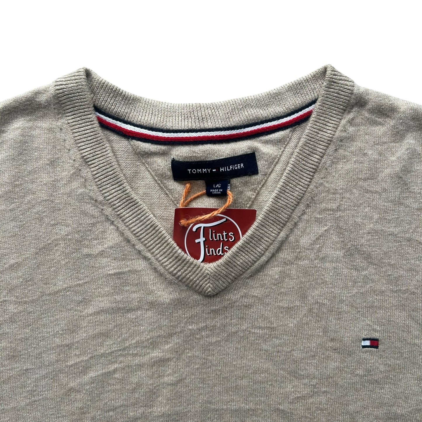 Large Tommy Hilfiger Beige Sweatshirt