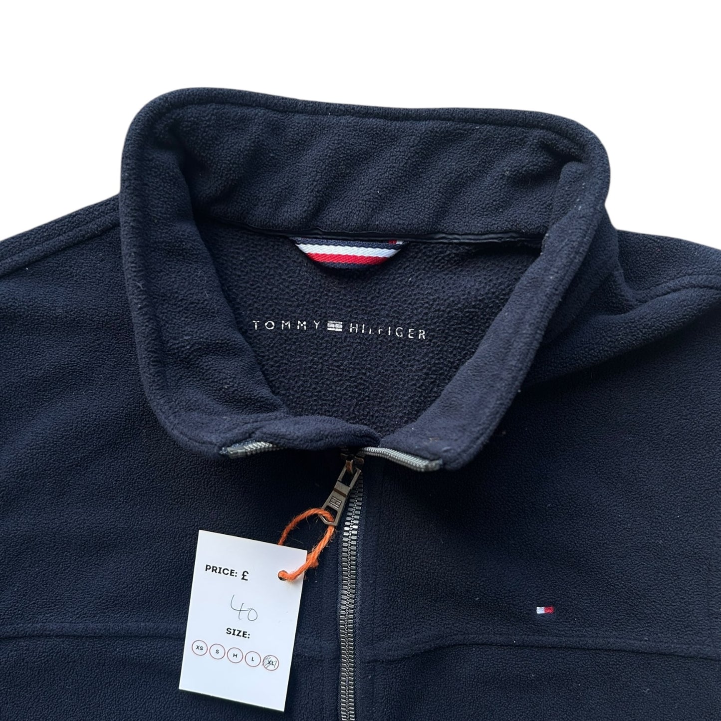 Extra Large Tommy Hilfiger Navy Fleece Gilet