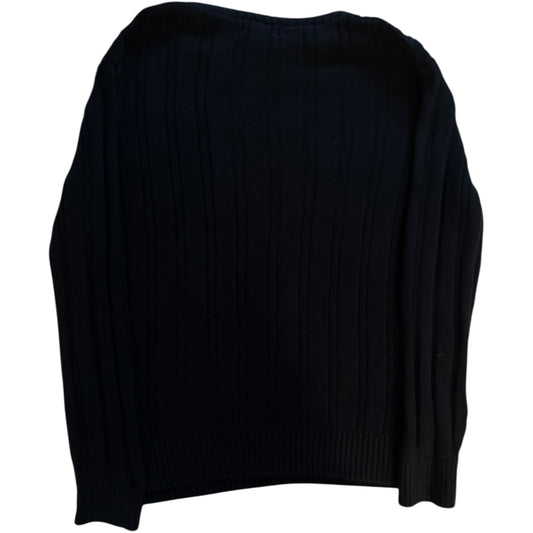 Large Nautica Navy Cable Knit Jumper