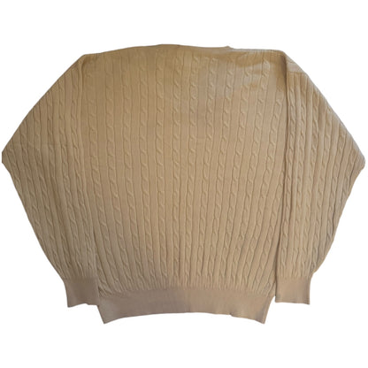 Small Tommy Hilfiger Yellow Cable Knit Jumper