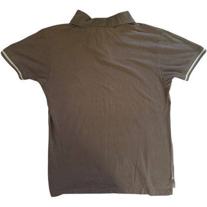 Large Napapijri Brown Polo Shirt