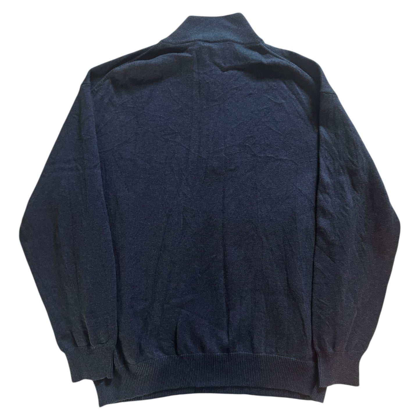 3XL Gant Blue Knitted 1/4 Zip