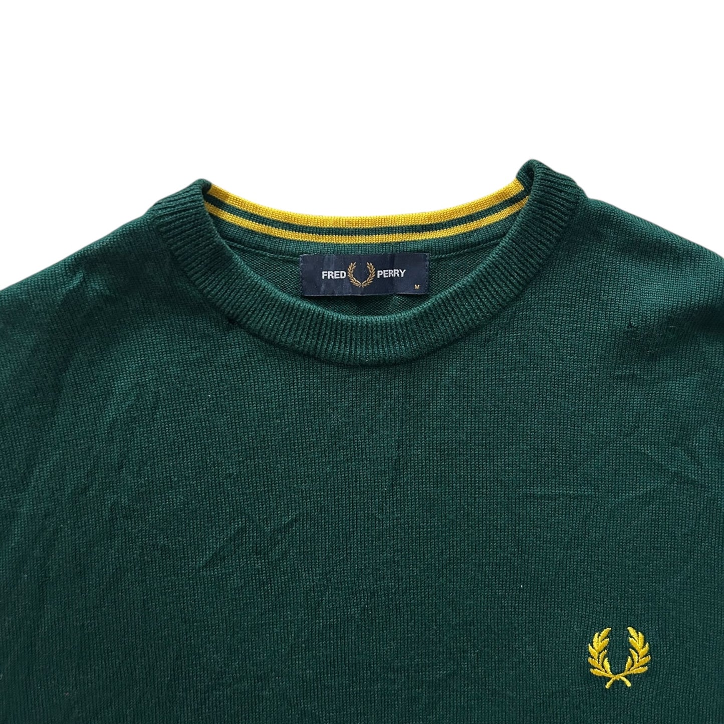 Medium Fred Perry Green Sweatshirt