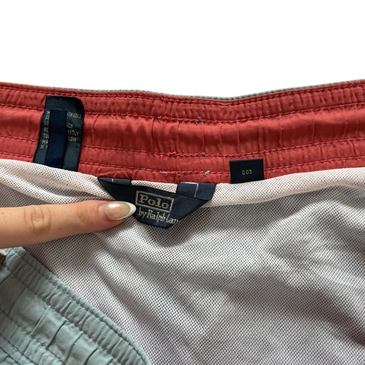 Medium Ralph Lauren Light Blue Swim Shorts