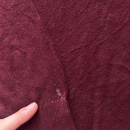 Extra Large Nautica Burgundy 1/4 Zip
