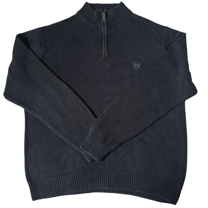 Extra Large Chaps Black 1/4 Zip