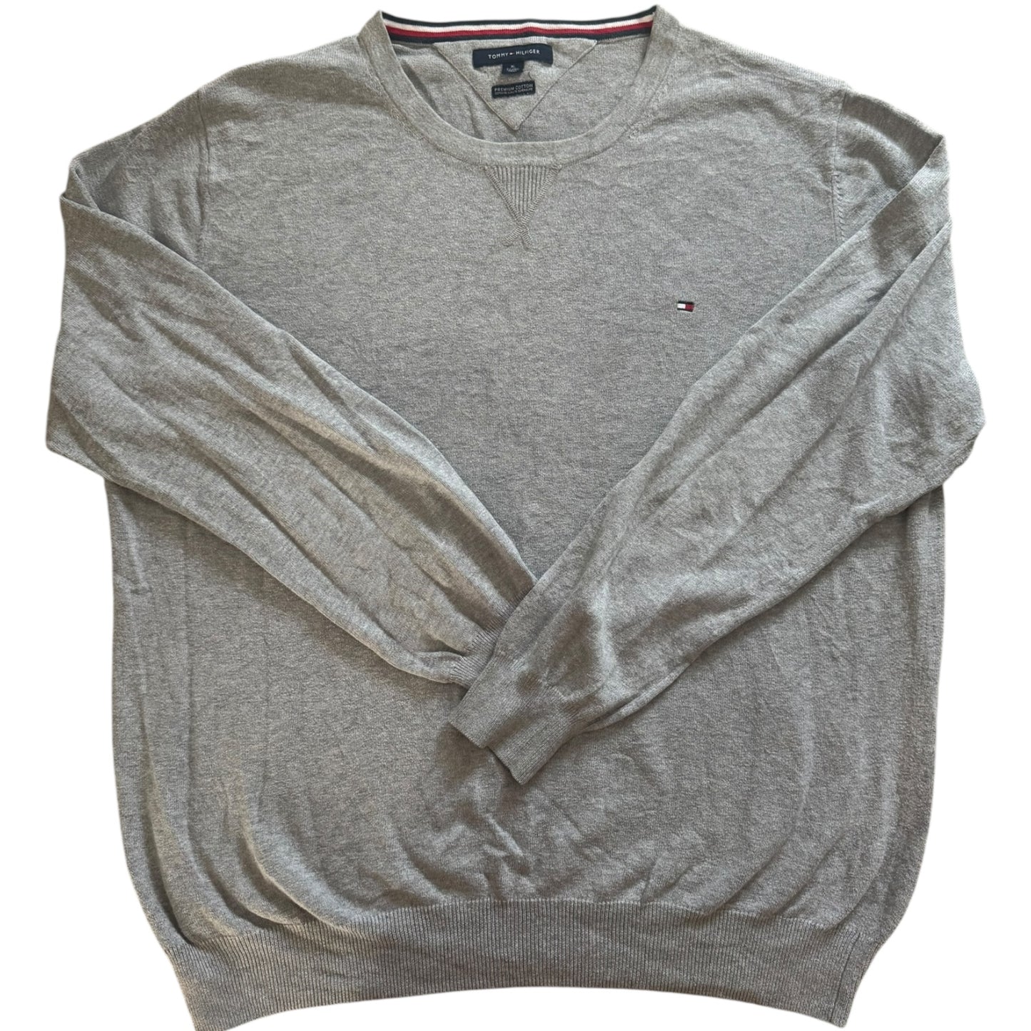 Extra Large Tommy Hilfiger Grey Knitted Jumper