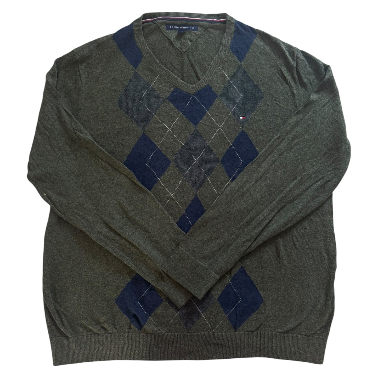 Extra Large Tommy Hilfiger Green Knitted Jumper