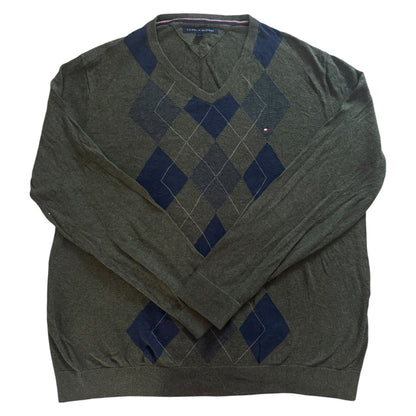 Extra Large Tommy Hilfiger Green Knitted Jumper