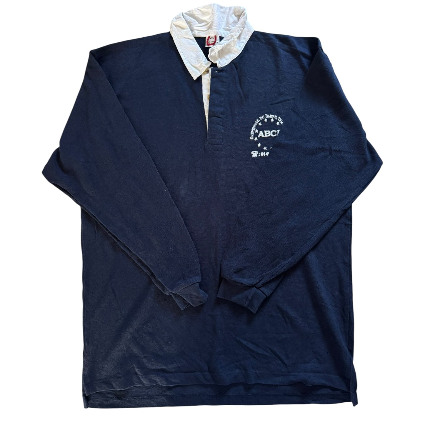 XXL ABCI Navy Rugby Shirt