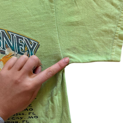 Small Gildan Kenny Chesney Green Graphic T-Shirt