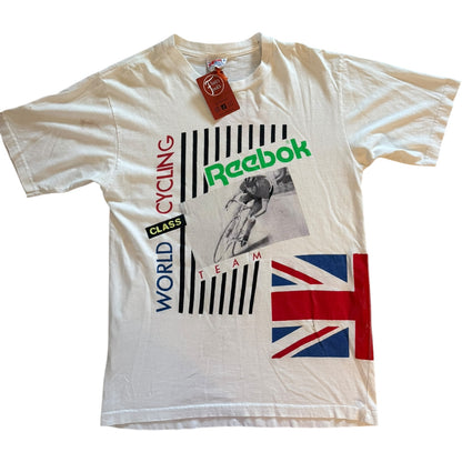 Medium Reebok White Graphic T-Shirt