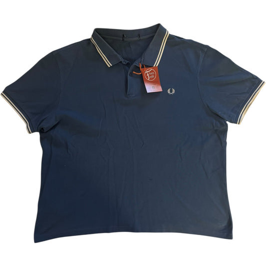 Extra Large Fred Perry Blue Polo Shirt