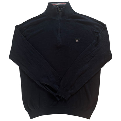 Extra Large Gant Navy Knitted 1/4 Zip