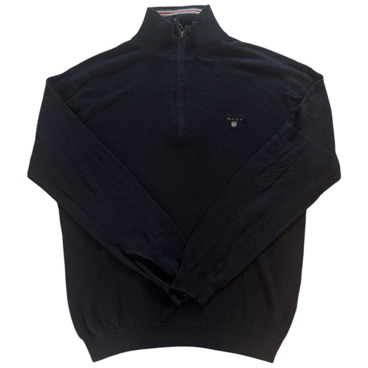 Extra Large Gant Navy Knitted 1/4 Zip