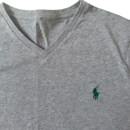 Medium Ralph Lauren Grey V-Neck T-Shirt