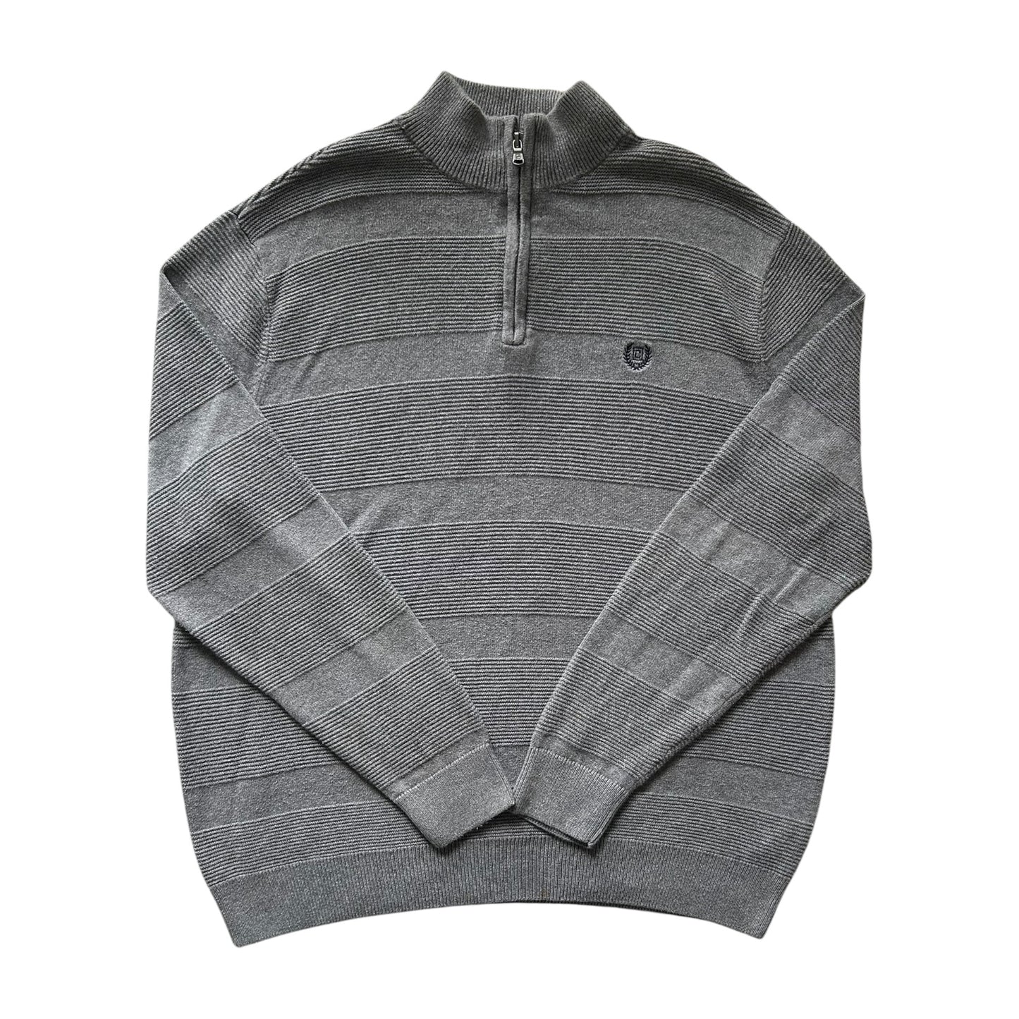 Large Chaps Grey 1/4 Zip