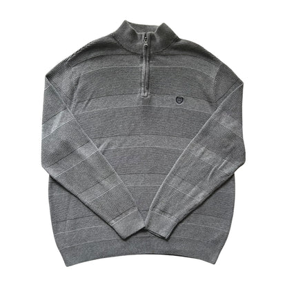 Large Chaps Grey 1/4 Zip