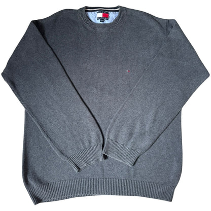 XXL Tommy Hilfiger Grey Thick Knitted Jumper
