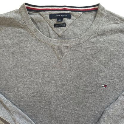 Extra Large Tommy Hilfiger Grey Knitted Jumper