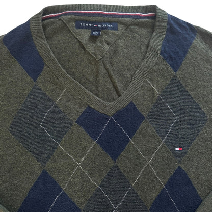 Extra Large Tommy Hilfiger Green Knitted Jumper