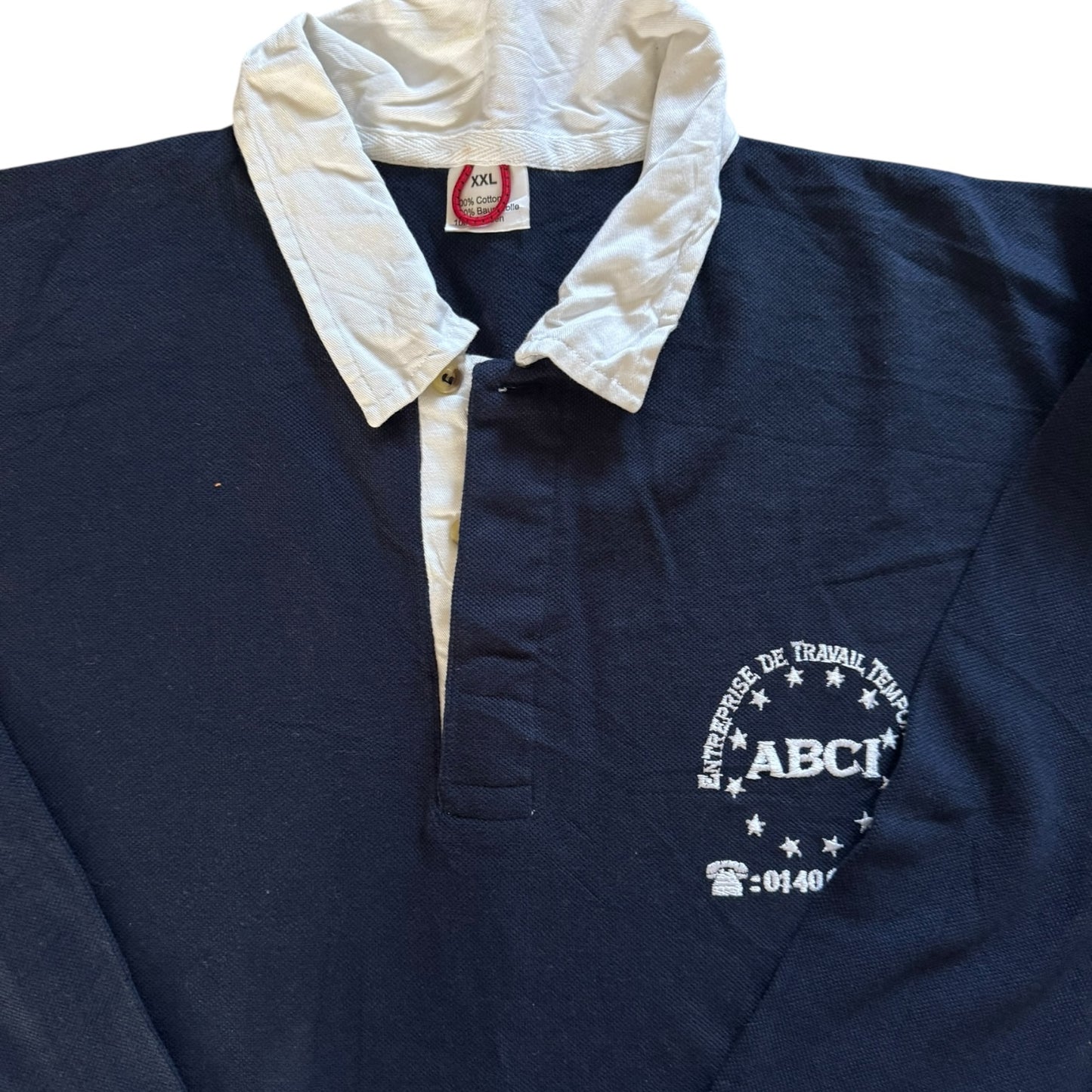 XXL ABCI Navy Rugby Shirt