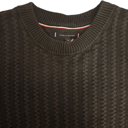 Extra Large Tommy Hilfiger Navy Thick Knitted Jumper