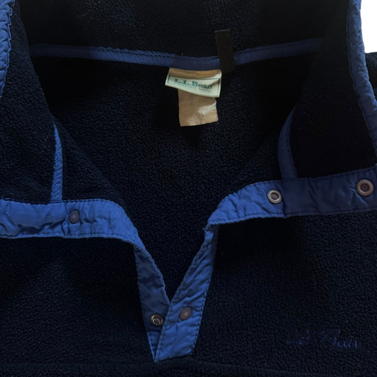 Small L.L.Bean Navy Fleece
