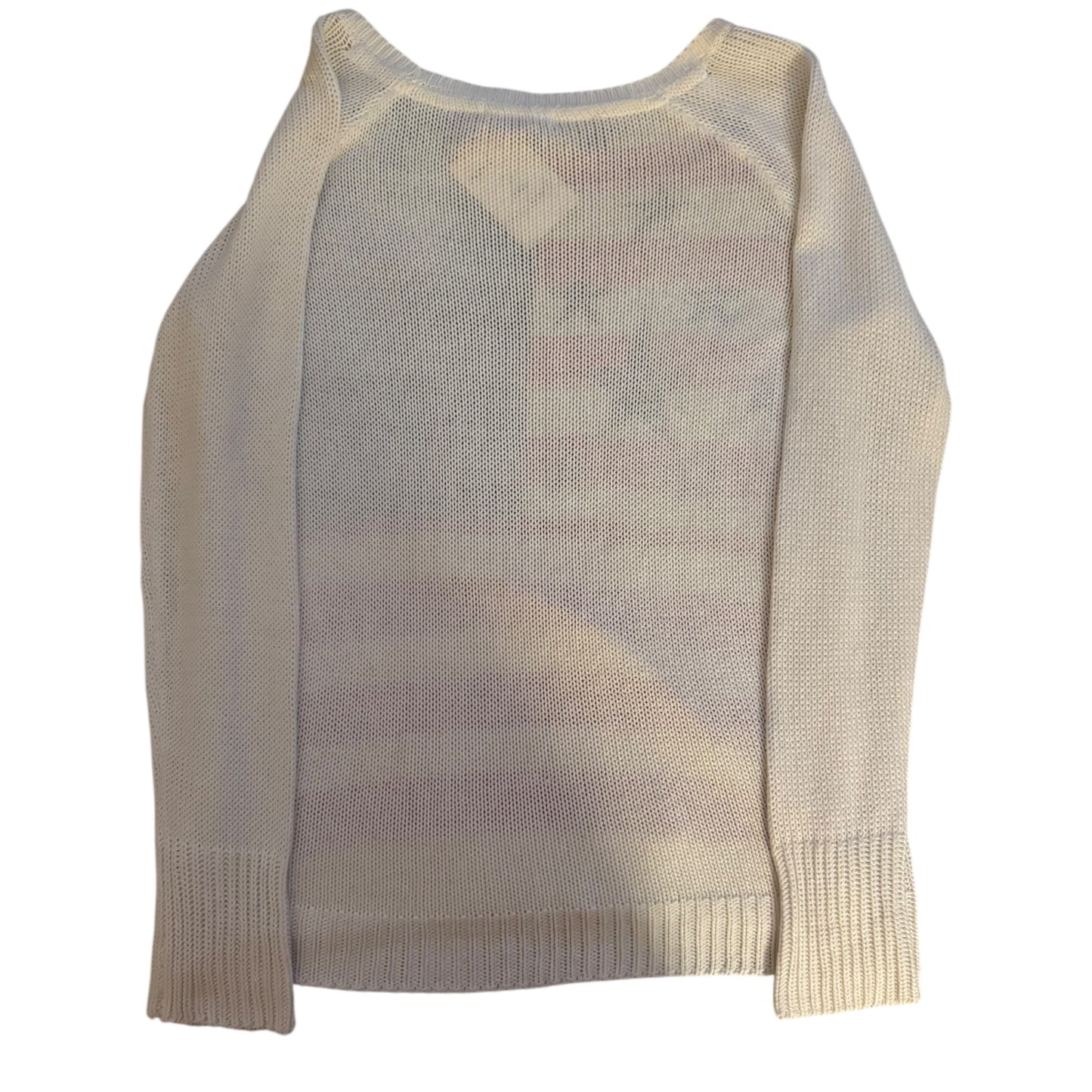 Women’s Large White USA Flag Knitted Jumper