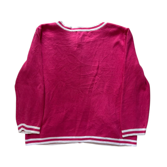 Women's Small Chaps Pink Cardigan