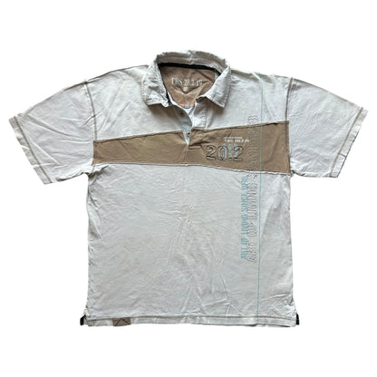 Large TBS White Polo Shirt