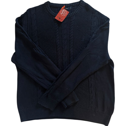 Large Nautica Navy Thick Knitted Jumper