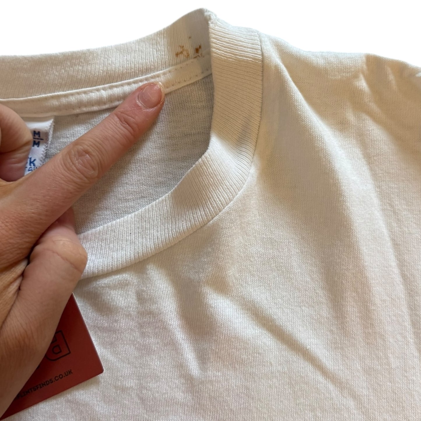 Medium Reebok White Graphic T-Shirt